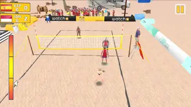 Captura de tela de Volleyball: Spike Master 4