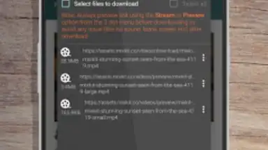 Captura de tela de 1DM Lite: Browser & Downloader 3