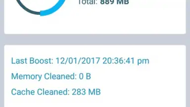 Captura de tela de RAM Booster Speed Cleaner 1