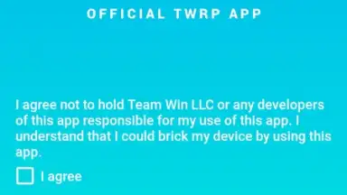 Captura de tela de Official TWRP App 7