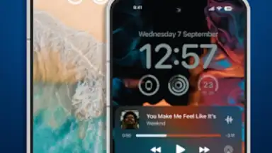 Captura de tela de Lock Screen iOS 16 8