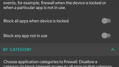 Captura de tela de Rethink: DNS + Firewall 5