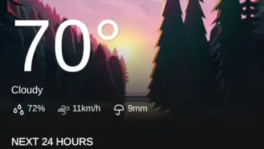 Captura de tela de Weather Live 1