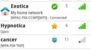 Captura de tela de WiFi Manager 4