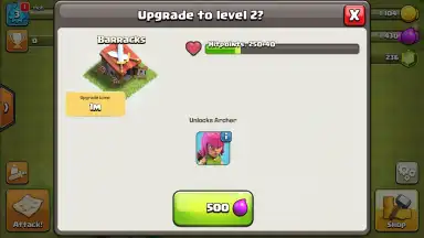 Captura de tela de Clash of Clans 2