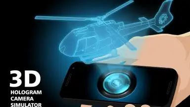 Captura de tela de 3d hologram camera simulator 2