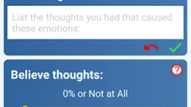 Captura de tela de Cognitive Diary CBT Self-Help 7