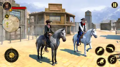 Captura de tela de West Cowboy Games Horse Riding 5
