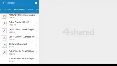 Captura de tela de 4shared Premium 3
