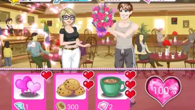Captura de tela de Star Girl: Valentine Hearts 2