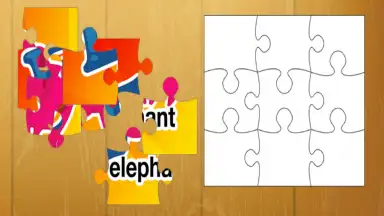 Captura de tela de Kids ABCs Jigsaw Puzzles 7