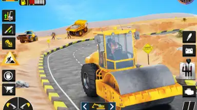 Captura de tela de City Road Construction Game 3D 1
