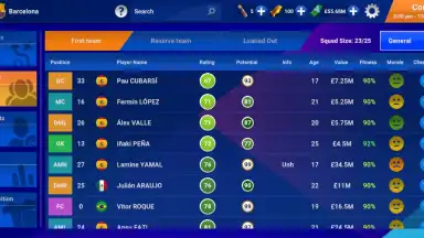 Captura de tela de Soccer Manager 2026 3