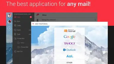 Captura de tela de myMail 1