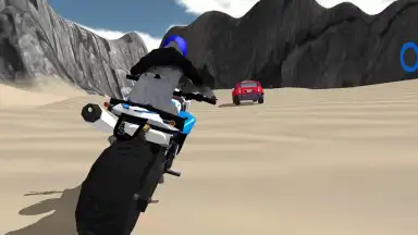 Captura de tela de Motocross Bike Offroad Driving 1