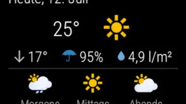 Captura de tela de wetter.de 5