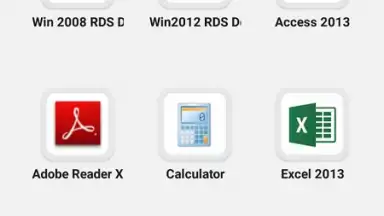 Captura de tela de VMware Horizon Client 7