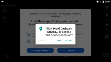 Captura de tela de Droid Dashcam - Driving video recorder 3