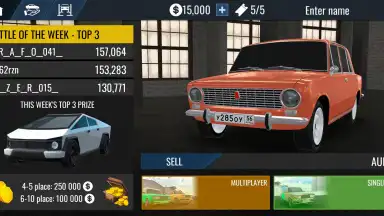 Captura de tela de Russian Car Drift 3