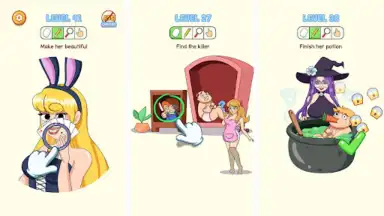 Captura de tela de Naughty Puzzle: Tricky Test 5