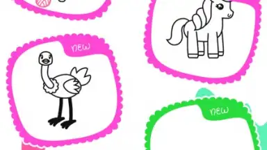 Captura de tela de Drawing Games for Kids 5