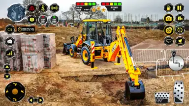 Captura de tela de JCB Excavator Simulator Games 1
