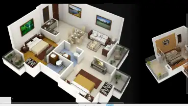 Captura de tela de 3D Home Plans 4