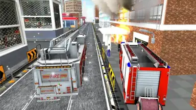 Captura de tela de Crazy FireTruck 2
