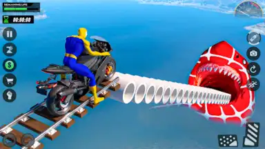Captura de tela de Mega Ramp Stunt - Bike Games 2