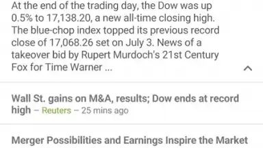 Captura de tela de Google News and Weather 3
