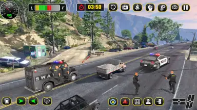 Captura de tela de Police Car Chase: Thief Chase 3