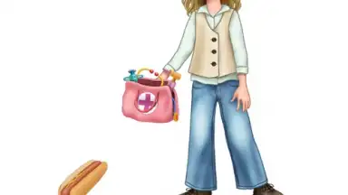 Captura de tela de Little Girl Magic 8