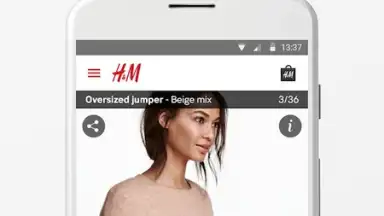 Captura de tela de H&M 4