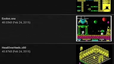 Captura de tela de Speccy 1