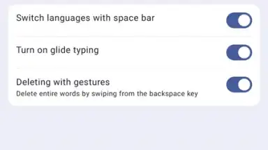 Captura de tela de Yandex Keyboard 6