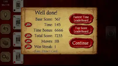 Captura de tela de Solitaire Free 10