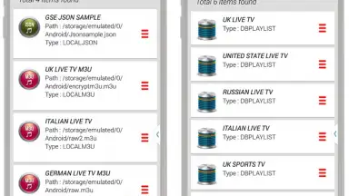 Captura de tela de GSE IPTV 5