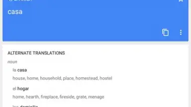 Captura de tela de Google Translate 3