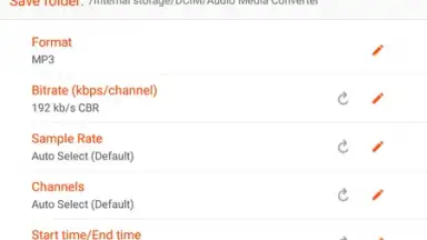 Captura de tela de Audio Converter 4