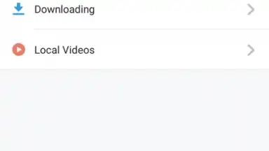 Captura de tela de Video Downloader for UC Browser 1