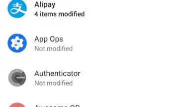 Captura de tela de App Ops 2