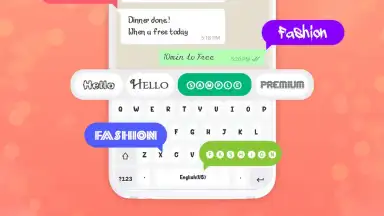 Captura de tela de Emoji Keyboard Fonts & Themes 5