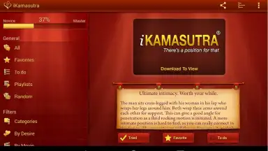 Captura de tela de iKamasutra Lite 1