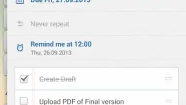 Captura de tela de Wunderlist 4