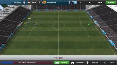 Captura de tela de Soccer Manager 2018 1