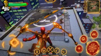 Captura de tela de Iron Super Hero - Spider Games 4