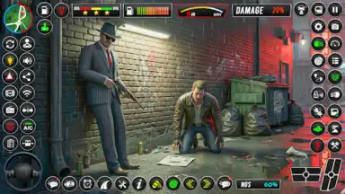 Captura de tela de Gangster Crime Wars Mafia 3D 1