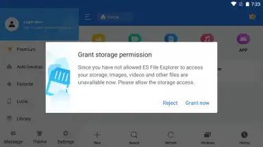 Captura de tela de ES File Explorer 6