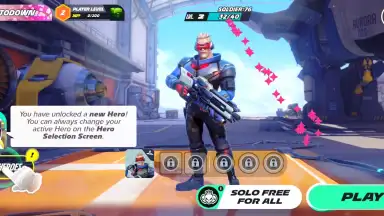 Captura de tela de Overwatch Rush 2