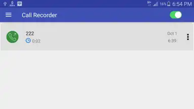 Captura de tela de Call Recorder Pro Automatic 4